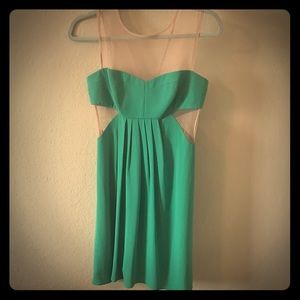 New Green Cutout Dress